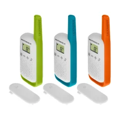 Motorola Talkabout T42 Triple Pack Walkie Talkies Voor Kinderen Families 16 Kanalen Bereik 4 km< Elektronisch Speelgoed