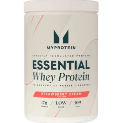 Myprotein Essential Strawberry Cream Whey Protein< Proteine Eiwit Poeders