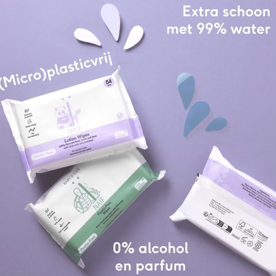 Naïf Baby & Kids Lotion babydoekjes< Billendoekjes