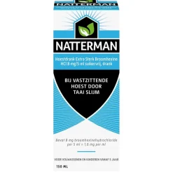 Natterman Broomhexine Extra Sterk 8mg/5ml Hoestdrank< Luchtwegen