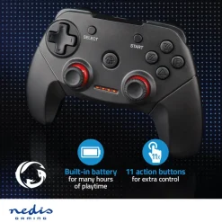 GGPDW110BK ergonomische gamepad|Nedis