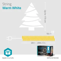 Nedis WIFILX01W200< Kerstverlichting