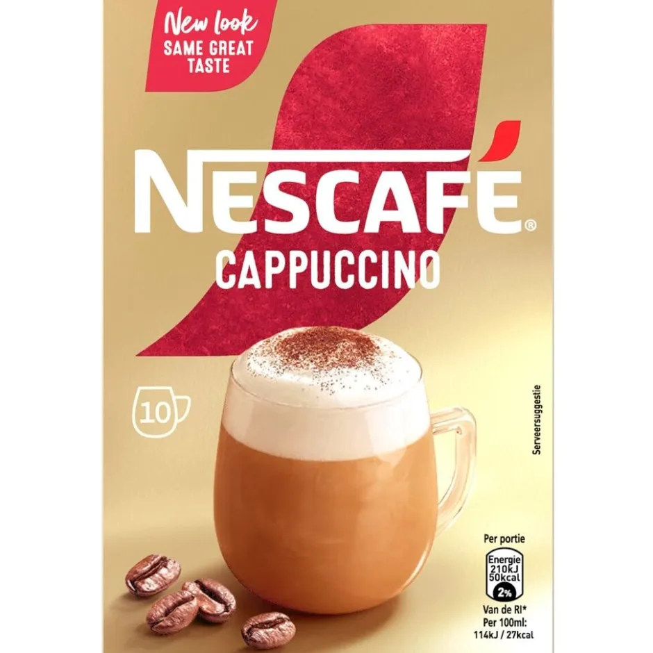 Nescafe Nescafé Cappuccino Oploskoffie< Oploskoffie