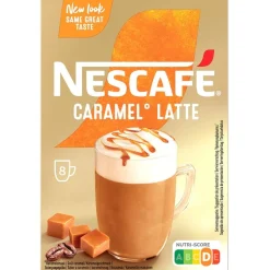 Nescafe Nescafé Caramel Latte Oploskoffie< Oploskoffie