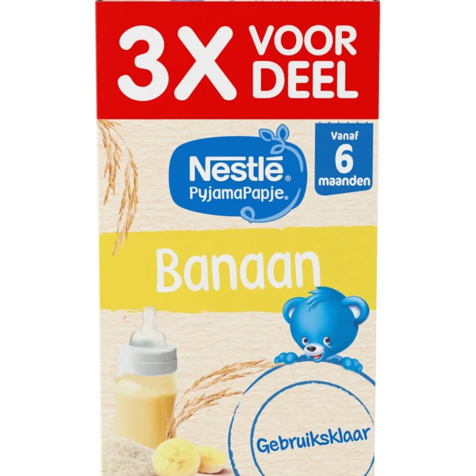Nestle Nestlé Baby 6+M Banaan Pyjamapapje< Babypap