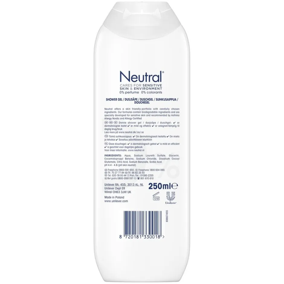Sensitive Skin Shower Gel|Neutral Discount