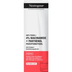 Neutrogena Anti-Puistjes+ 4% Niacinamide + Panthenol Vochtinbrengende Gel< Dermacare|Dagcreme