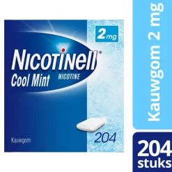 Nicotinell Cool Mint 2mg Kauwgom< Stoppen Met Roken