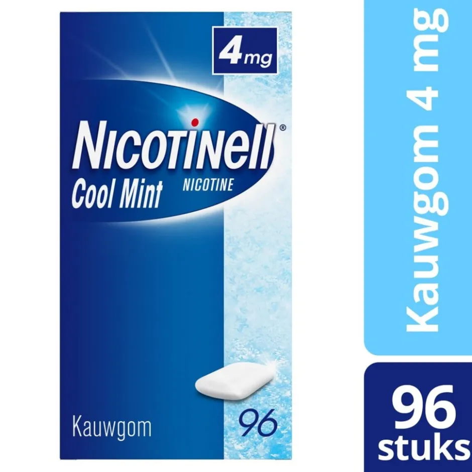 Cool Mint 4mg Kauwgom|Nicotinell Hot