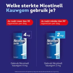 Cool Mint 4mg Kauwgom|Nicotinell Hot