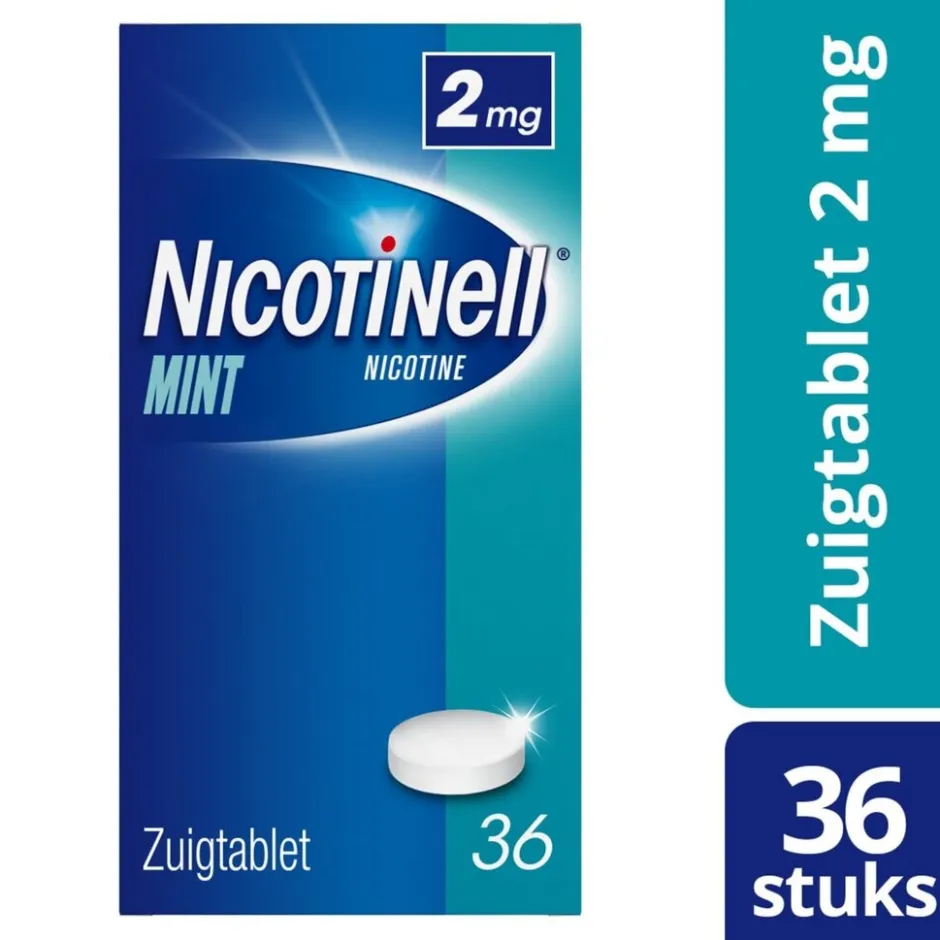 Nicotinell Mint 2mg Zuigtabletten< Stoppen Met Roken