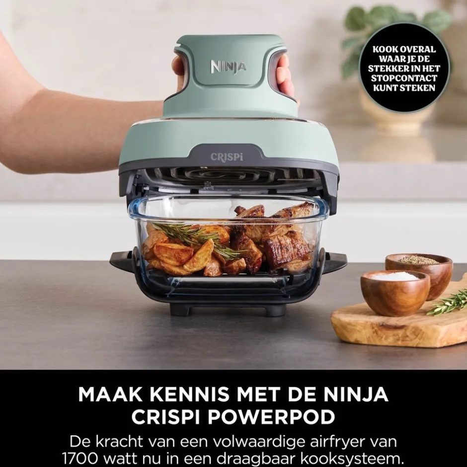 CRISPi 4-in-1 Glazen Airfryer FN101EUGY|Ninja Outlet