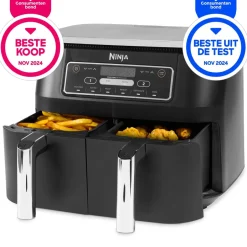 Ninja Dubbele Airfryer XXL AF300EU< Verrassend Elektronica|Frituurpannen En Airfryers