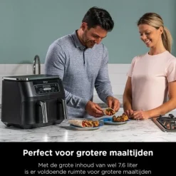 Ninja Dubbele Airfryer XXL AF300EU< Verrassend Elektronica|Frituurpannen En Airfryers