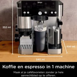 Luxe Café Essential 2-in-1 Espressomachine ES501EU|Ninja Best