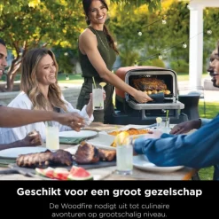Ninja Woodfire 8-in-1 Elektrische Buiten Pizza Oven en Smoker OO101EU| Outlet