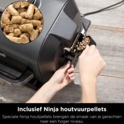 Ninja Woodfire Pro Connect XL Elektrische Barbecue OG901EU< Keuken