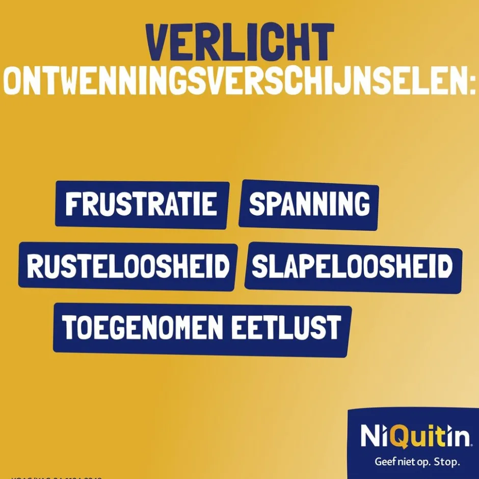 Niquitin Clear Pleister Stap 1 - 21 mg - Nicotinepleister< Stoppen Met Roken