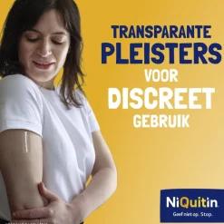 Niquitin Clear Pleister Stap 2 - 14 mg - Nicotinepleister< Stoppen Met Roken