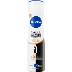 Nivea Black & White Invisible Ultimate Impact Antitranspirant Spray< Deospray