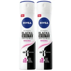 Black & White Invisible Original Antitranspirant Spray|Nivea Discount