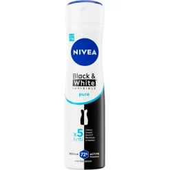 Nivea Black & White Invisible Pure Antitranspirant Spray< Deospray