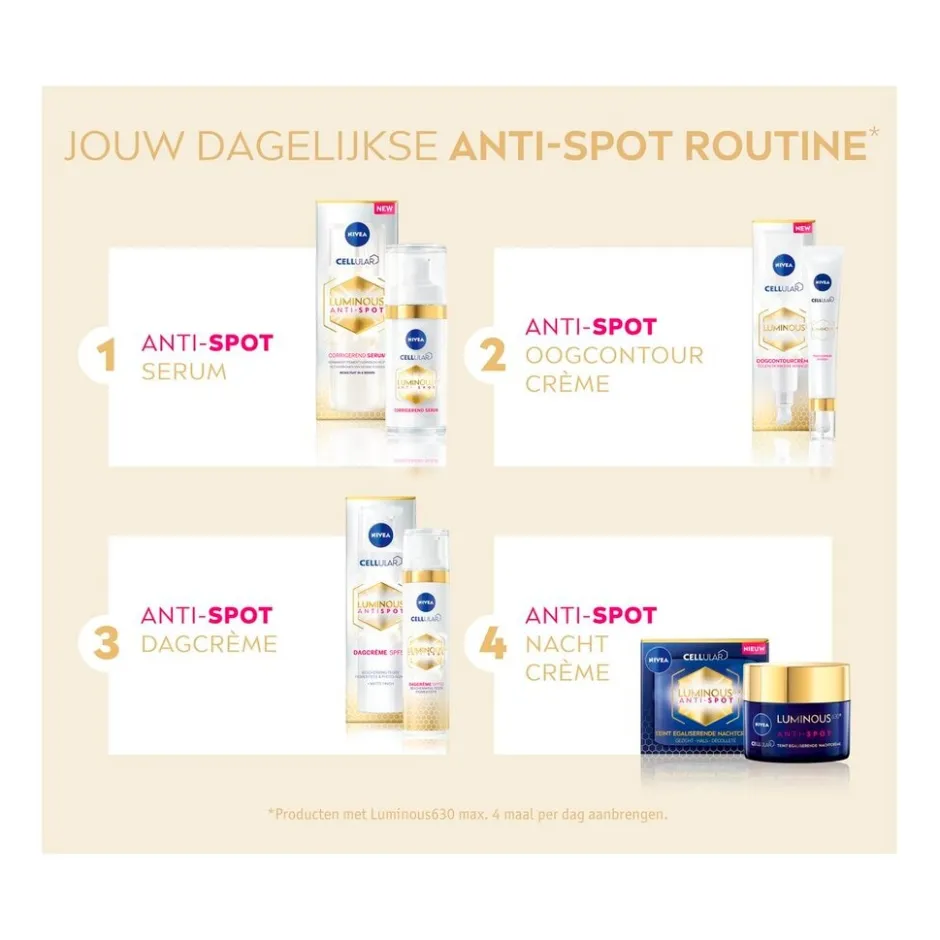 Nivea Skincare NIVEA Cellular Luminous630 Anti-Spot Corrigerend Serum< Serum