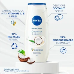 Coconut & Jojoba Oil Douchecrème|Nivea Hot