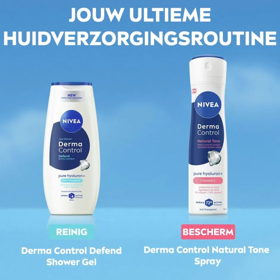 Nivea Derma Control Natural Tone Antitranspirant Spray< Deospray