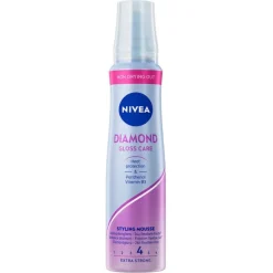 Diamond Gloss Care Hold 4 Mousse|Nivea