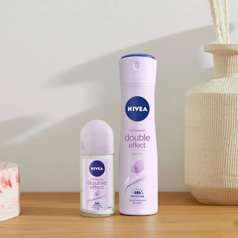 Nivea Double Effect Antitranspirant Roller< Deoroller