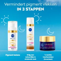 Nivea Skincare NIVEA Luminous630 Anti-spot SPF30 03 Dark 3-in-1 CC Crème< Cc Cream
