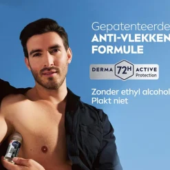 Black & White Invisible Original Antitranspirant Roller|Nivea Men Hot