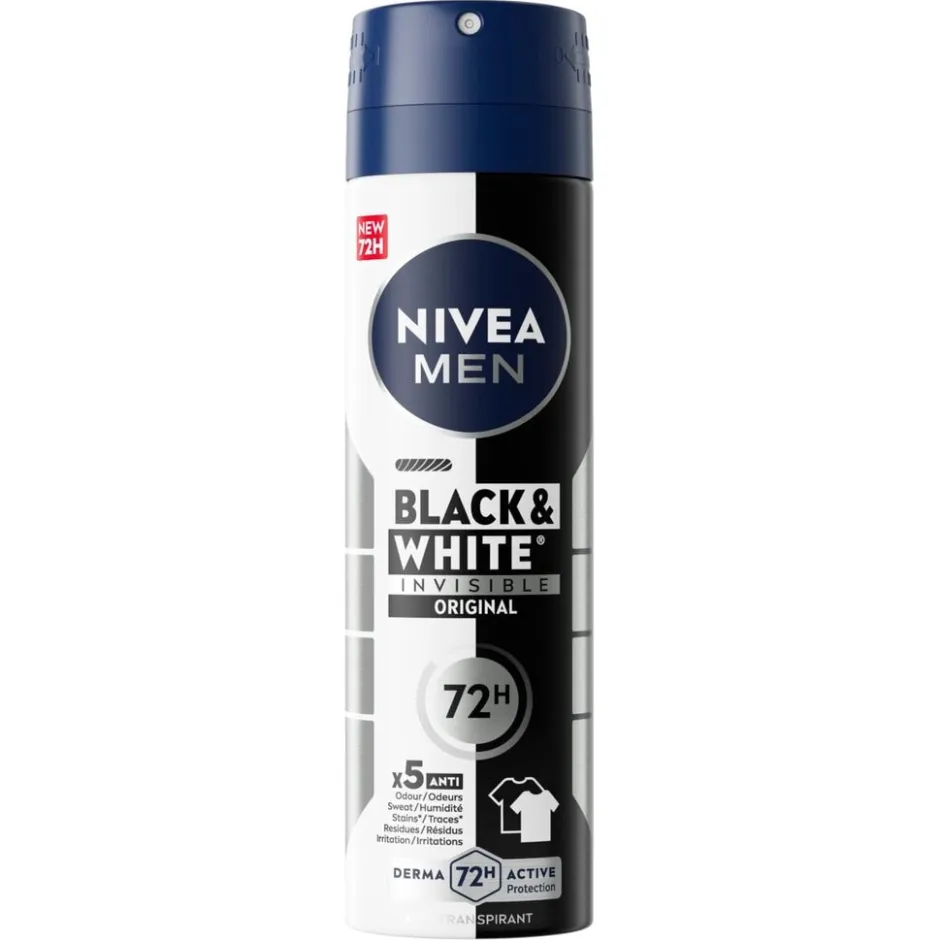 Nivea Men Black & White Invisible Original Antitranspirant Spray< Deospray