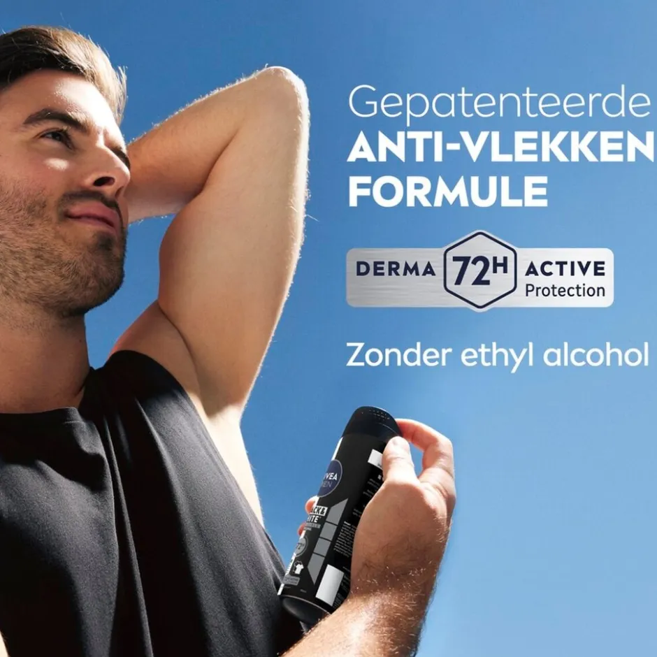 Nivea Men Black & White Invisible Original Antitranspirant Spray< Deospray