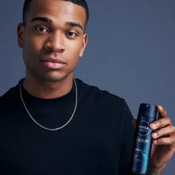 Deep Black Carbon Beat Antitranspirant Spray|Nivea Men Hot