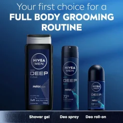 Deep Black Carbon Beat Antitranspirant Spray|Nivea Men Hot