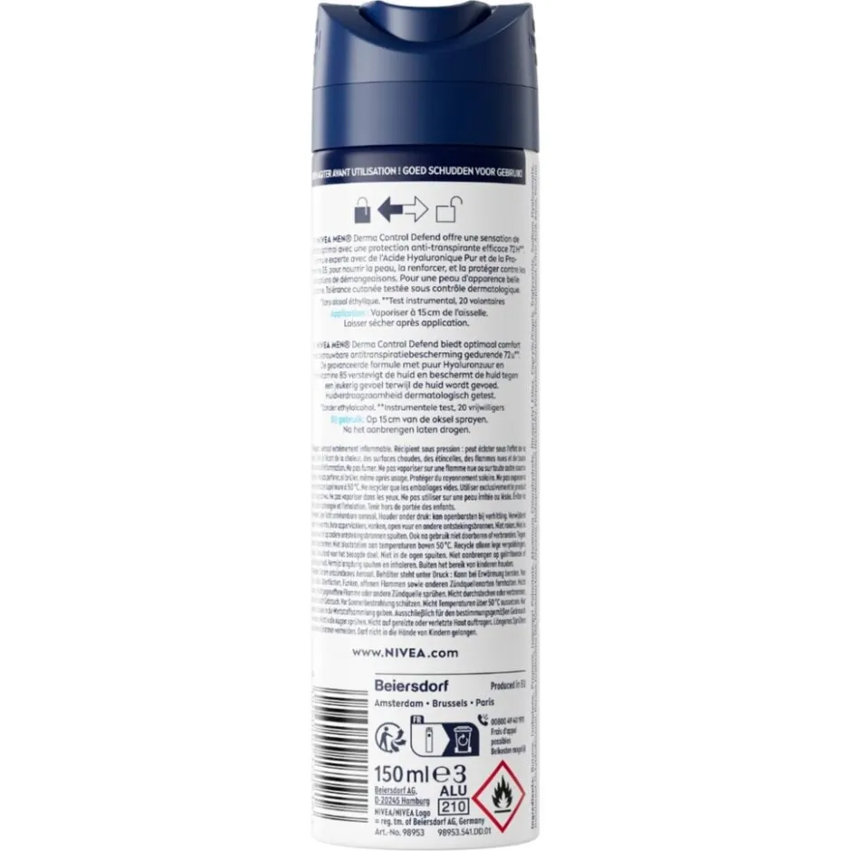 Derma Control Defend Antitranspirant Spray|Nivea Men Sale