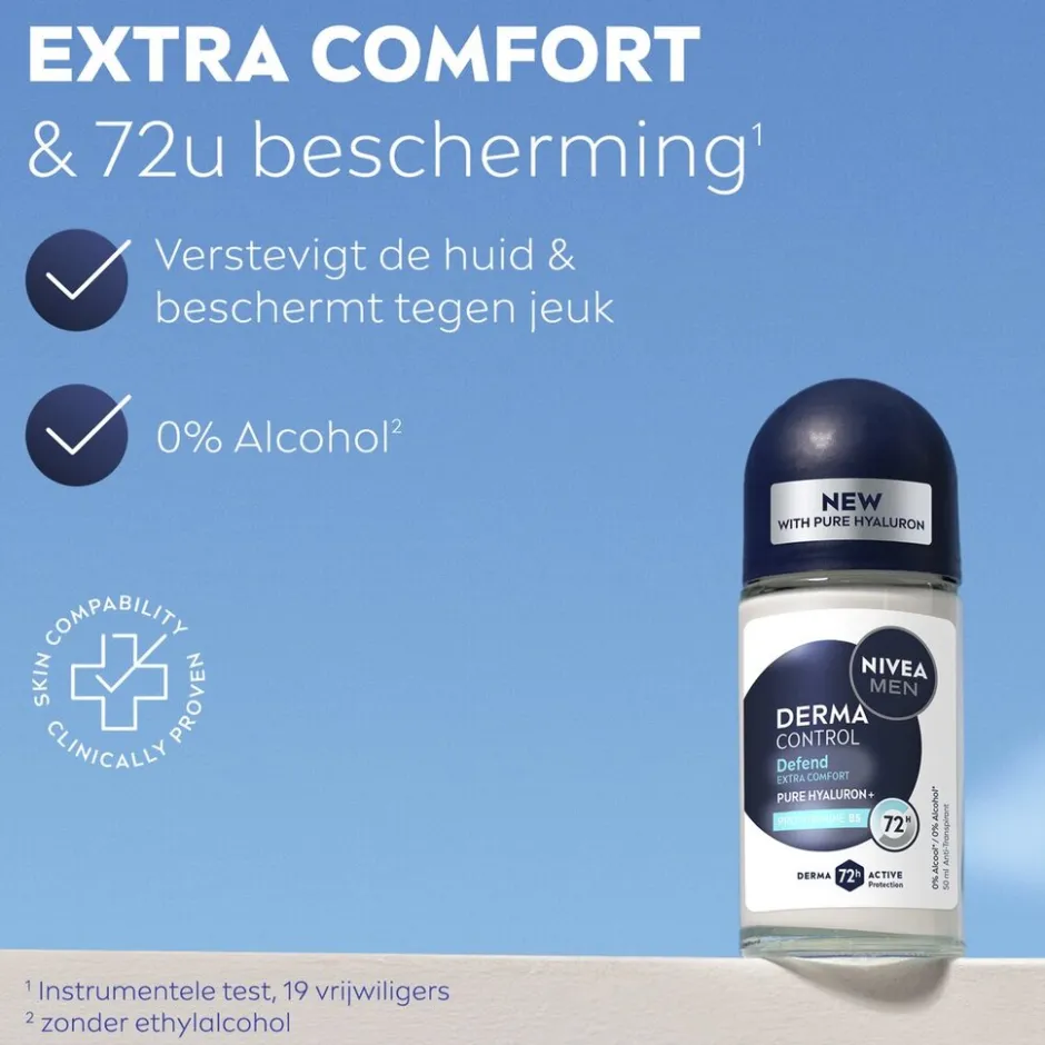 Derma Control Defend Antitranspirant Roller|Nivea Men Best