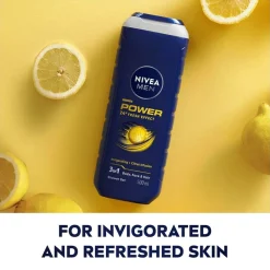 Power 24H Fresh Effect 3-in-1 Douchegel|Nivea Men Online