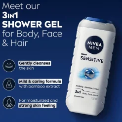 Sensitive 3-in-1 Douchegel|Nivea Men Online