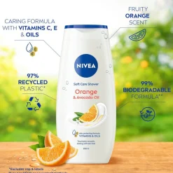 Nivea Orange & Avocado Oil Douchegel< Douchecrème