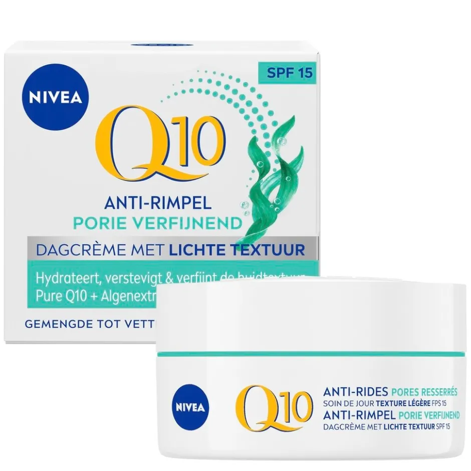Nivea Skincare NIVEA Q10 Power Anti-Rimpel Porie Verfijnende Extra Lichte Dagcrème< Dagcreme