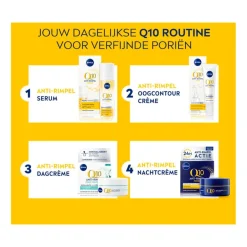 Nivea Skincare NIVEA Q10 Power Anti-Rimpel Porie Verfijnende Extra Lichte Dagcrème< Dagcreme