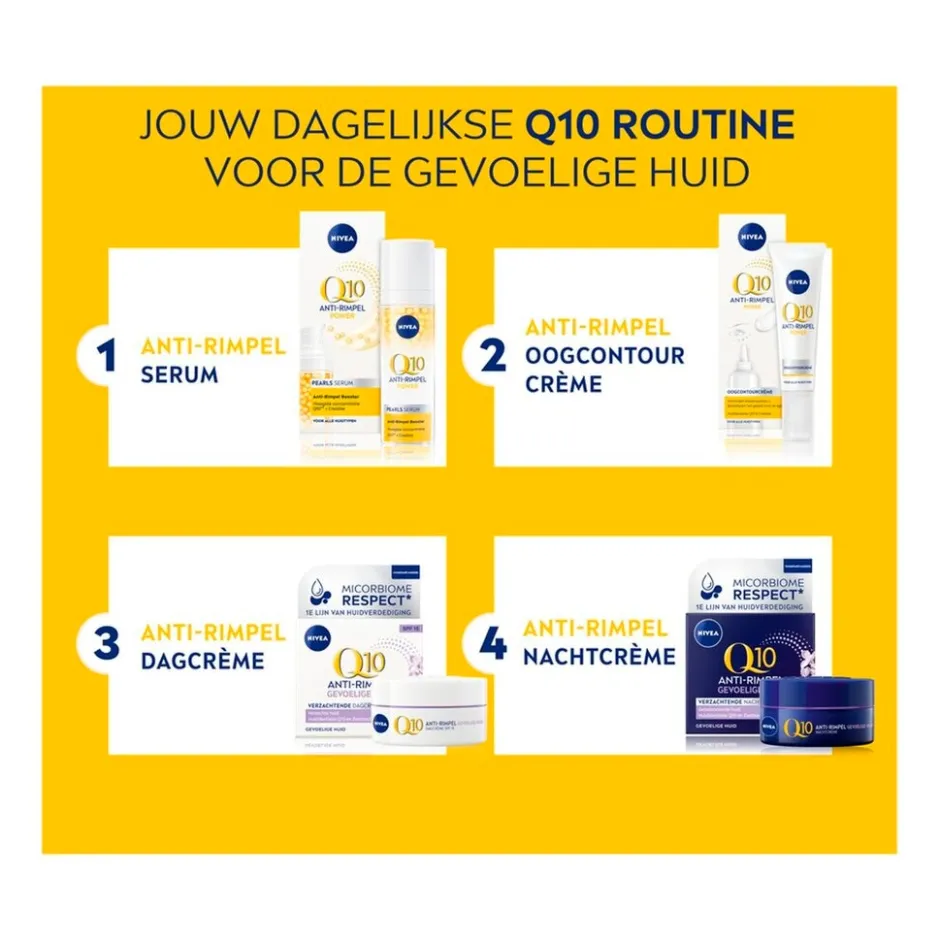 NIVEA Q10 Power Sensitive Anti-Rimpel Dagcrème|Nivea Skincare Outlet