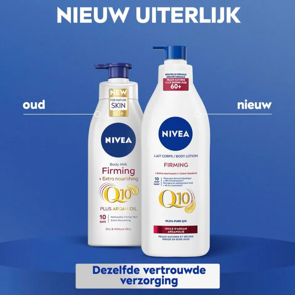 Q10 Verstevigende en Extra Voedende Bodylotion met Pomp|Nivea Online