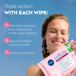Nivea Skincare NIVEA Rose Care Micellair Reinigingsdoekjes< Gezichtsreiniging