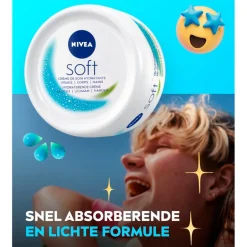 Nivea Soft Hydraterende Crème< Mini Reisverpakkingen|Handcrèmes