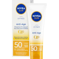 Uv Face Anti-Age Q10 SPF50 Zonnecrème|Nivea Sun Discount
