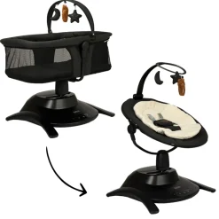 Novi at Home Novi 2-in-1 Stardust Babyswing en Wieg< Wiegen|Babyswings